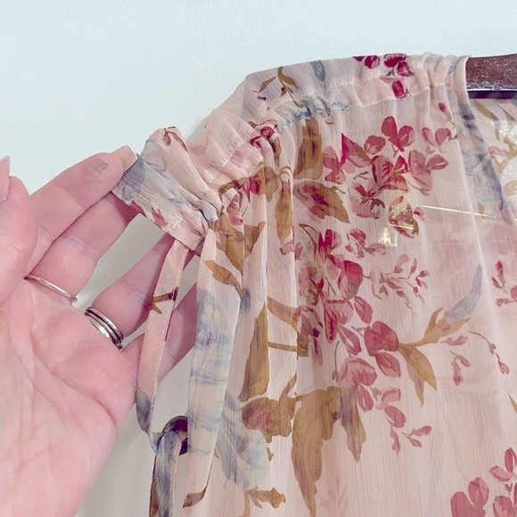 Vince Camuto Drawstring Extend Shoulder Tunic | Size:M - Picture 5 of 11